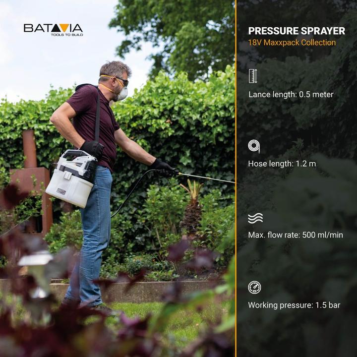Actual product image Batavia 18V Battery Pressure Sprayer 7.5 L (without battery and charger) (7.50 l)