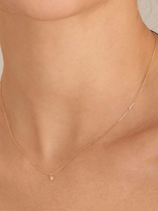 Produktbild Ania Haie NAU004-02YG Magma Wave Damen Halskette Gold 14K, verstellbar (Oro amarillo 14K)