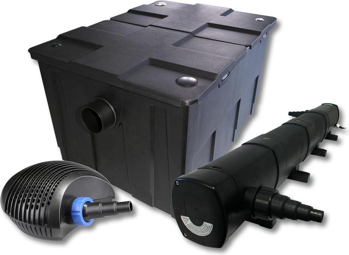 Produktbild SunSun TeichFilter Set für 60000l mit 72W Teichklärer und 40W ECO Pumpe