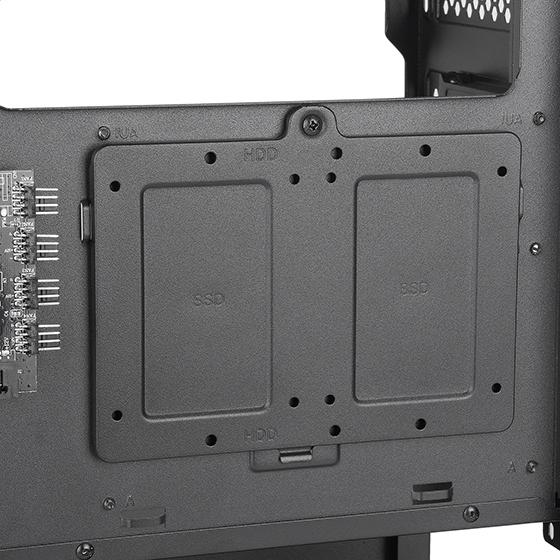 Actual product image Silverstone SST-FA511Z-BG - FARA High airflow ATX gaming chassis with excellent cooling potential (ATX, Mini-ITX, mATX)