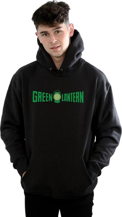 Produktbild Green Lantern Text Logo Kapuzenpullover (L)