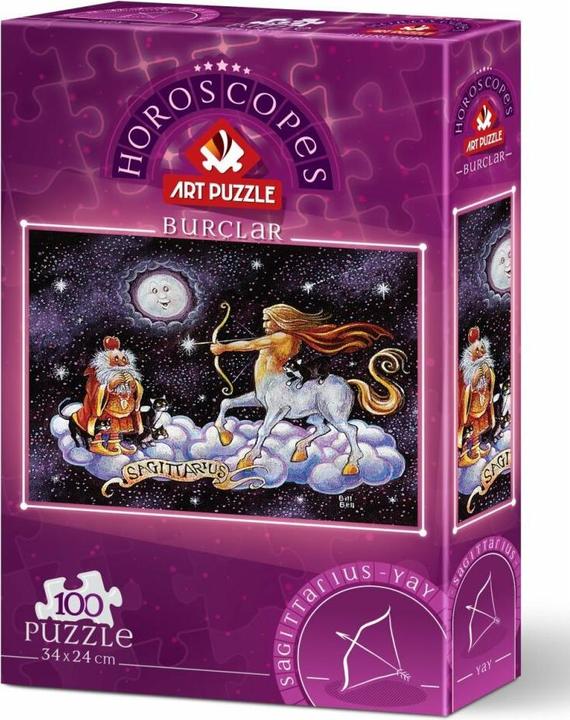 Actual product image Art Puzzle Puzzle zodiac sign: Sagittarius 100 pieces (100 pieces)