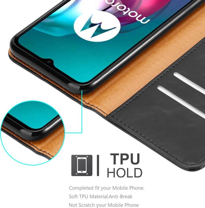 Actual product image Cadorabo Luxury Book Cover (Motorola Moto G10, Motorola Moto G30)
