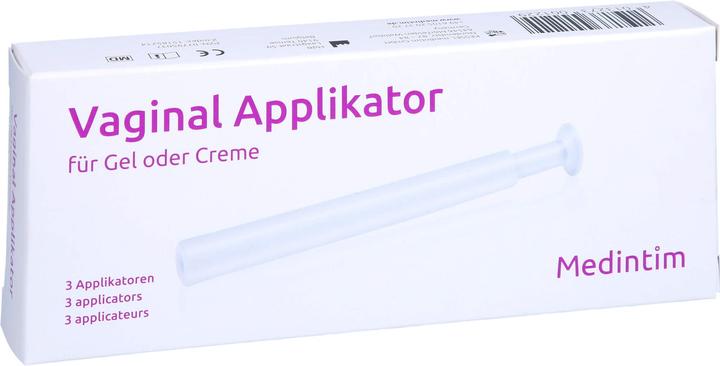 Produktbild Medintim Vaginal Applikator für Gel/Creme, 3 St (Intimgel)
