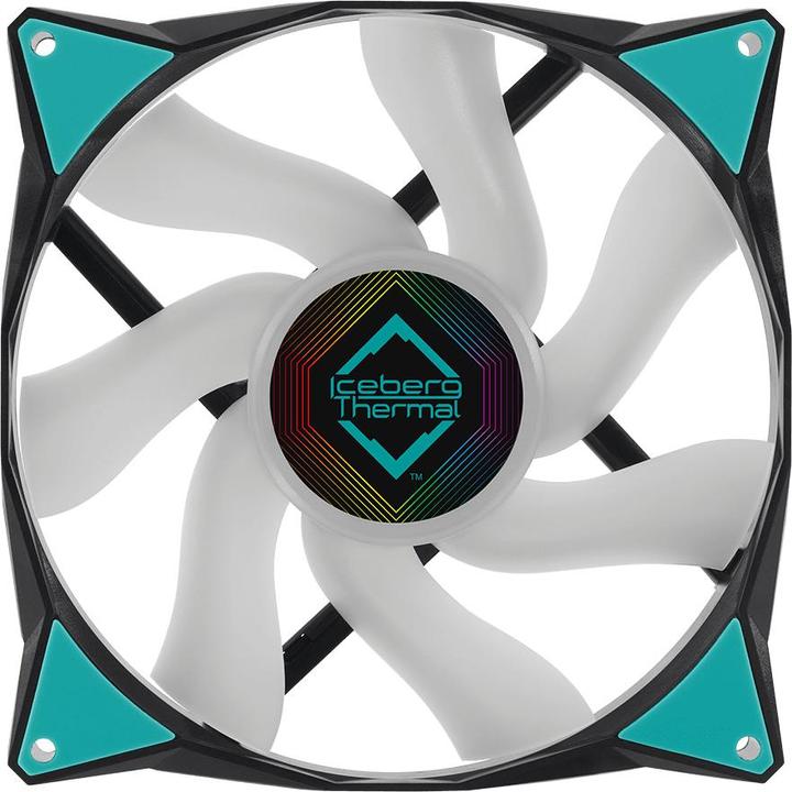 Iceberg Thermal IceGALE ARGB computer case fan 14 cm Black 1 piece(s) (140 mm, 1 x)