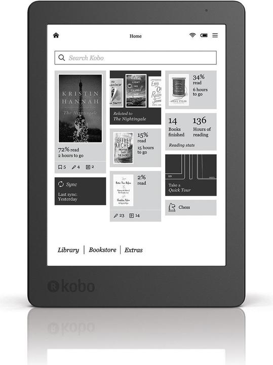 Produktbild Kobo Aura 2nd Edition (6", 4 GB, Schwarz)
