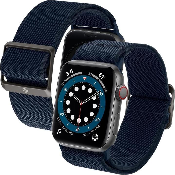 Spigen Fit Lite Band für Apple Watch Series 42, 44, 45, 49 mm - navy (42 mm, 44 mm, 45 mm, 49 mm, Apple Watch Series 2, Apple Watch Series 3, Apple Watch Series 4, Apple Watch Series 5, Apple Watch Series 6, Apple Watch Series 7, Apple Watch SE, Apple Watch Ultra, Apple Watch Ultra 2)