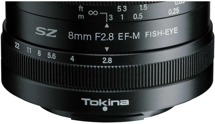 Immagine prodotto Tokina SZ 8mm 1:2.8 Fisheye Canon EF-M (Canon EF-M, APS-C / DX)