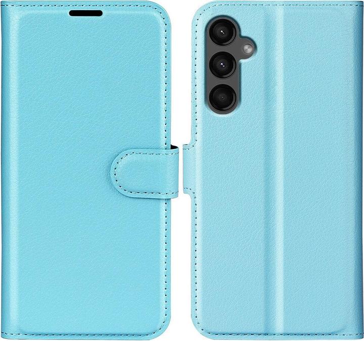 Cover-Discount Galaxy A15 - Leder Etui Hülle blau (Samsung Galaxy A15)
