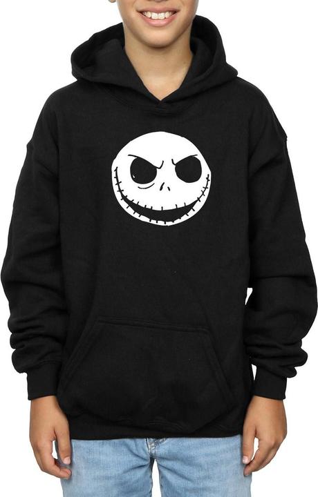 Immagine prodotto Disney Nightmare Before Christmas Jack Skellington Face Felpa con Cappuccio Ragazzi (116)