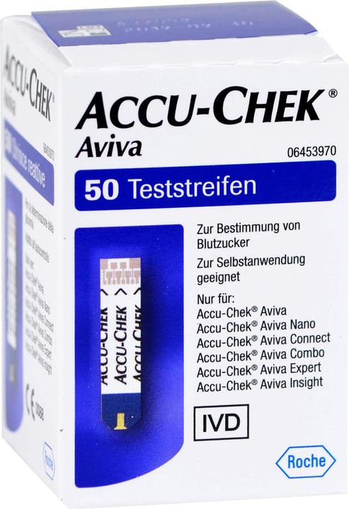 Actual product image Roche Accu-Chek Aviva Medi-Spezial test strips Plasma II, 50 pcs TTR (Test strips)