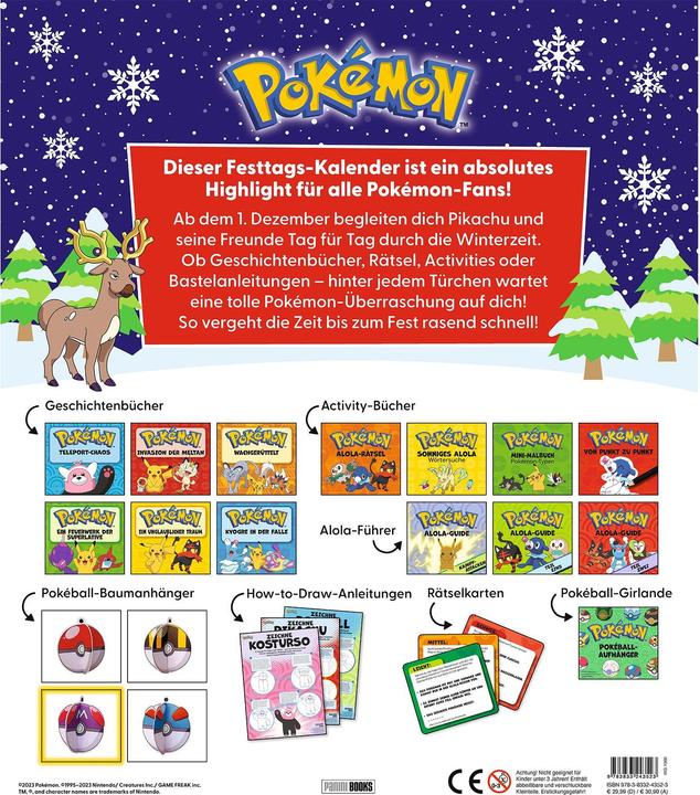Actual product image Panini Pokémon 24 days to go until the festival