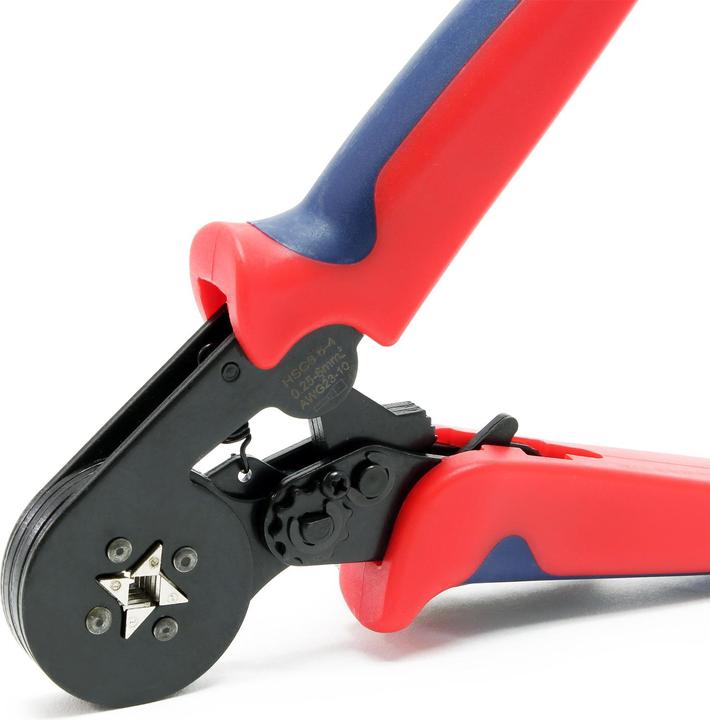Actual product image Wiltec Automatic Adjustable Wire Cable 0,25-6mm² Crimping Crimper Pliers Cutter Stripper Ratchet (240 mm)