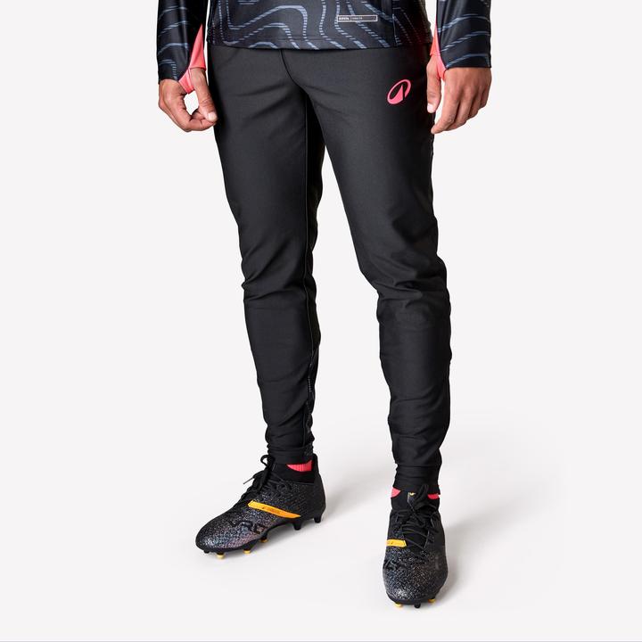 Produktbild Kipsta Damen/Herren Fussball Trainingshose - VIRALTO Topo schwarz/grau (W32/L33)