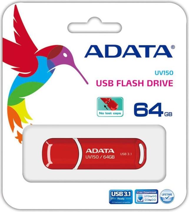 Image du produit Adata DashDrive UV150 (64 Go, USB-A, USB 3.0)