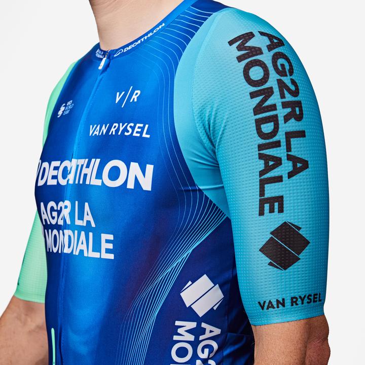 Actual product image Van rysel Road bike jersey RCR PRO official - DECATHLON AG2R La Mondiale (XS)