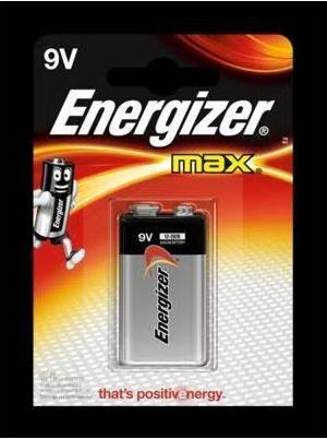 Immagine prodotto Energizer Max Alcalina (1 pz., 9V Block)