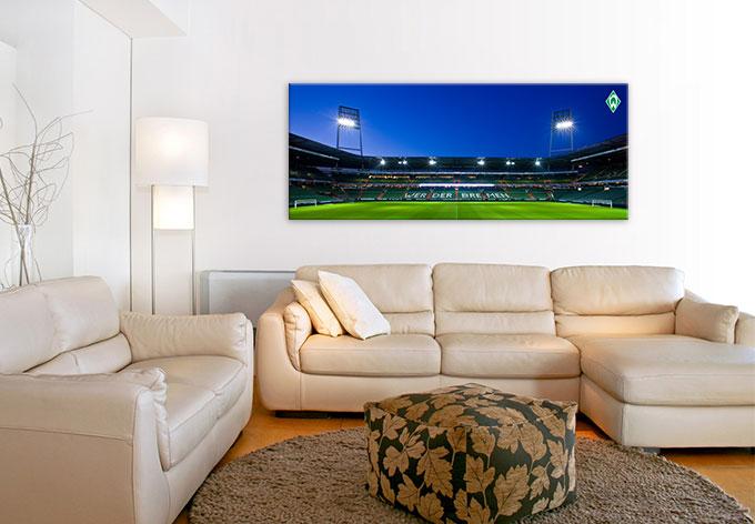 Image du produit SV Werder Bremen Werder Bremen Tribune du Weserstadion Panorama (120 x 50 cm)