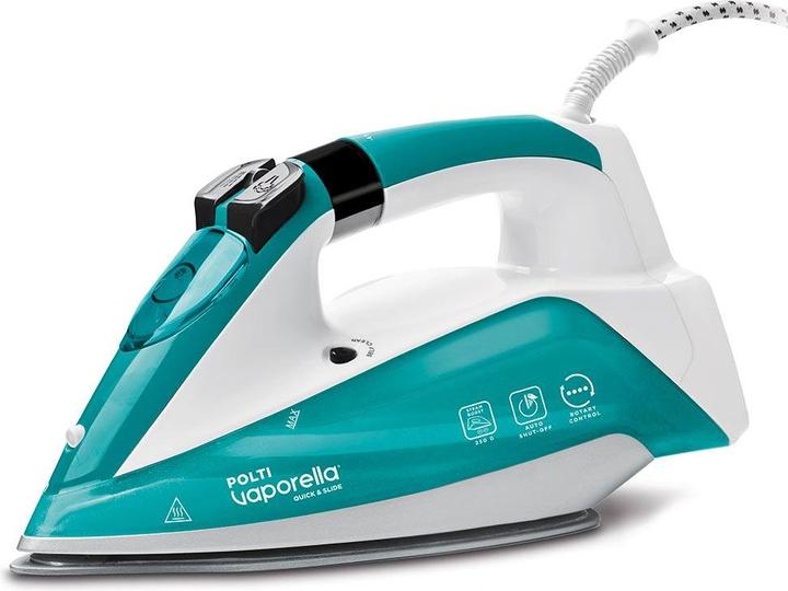 Polti Fer à repasser PLEU0252 Vaporella Quick & Slide QS210 Fer à vapeur, 2400 W, Capacité du réservoir (2400 W, 40 g/min)