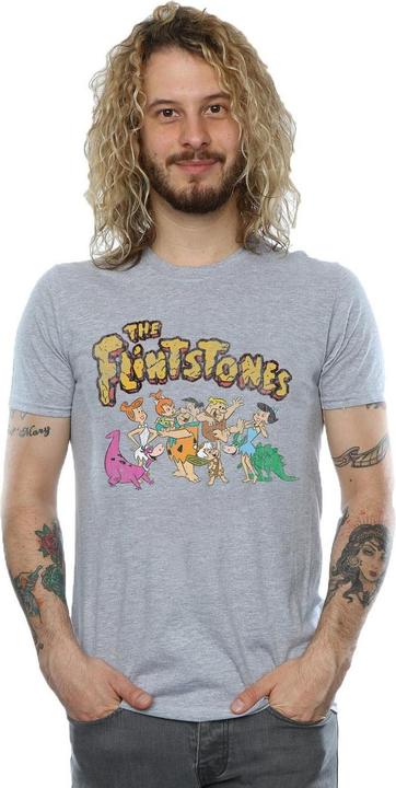 Image du produit The Flintstones - T-shirt GROUP DISTRESSED - Homme (L)