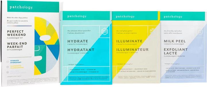 Actual product image Patchology Kits - Perfect Weekend Trio FlashMasque Sheet Masks
