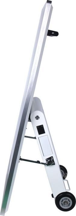Produktbild Allnet Standdisplay 43 Zoll Outdoor Kundenstopper mit Akku oh. Touch mit Laufrollen, 1500Nits, Andr