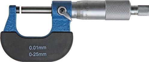 Micrometer skrue DIN863 4253 0-25mm
