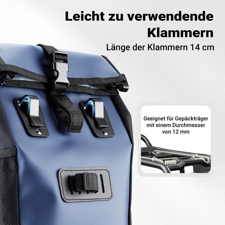 Produktbild Wiltec Gepäckträgertasche (16 l, Gepäckträgertasche)