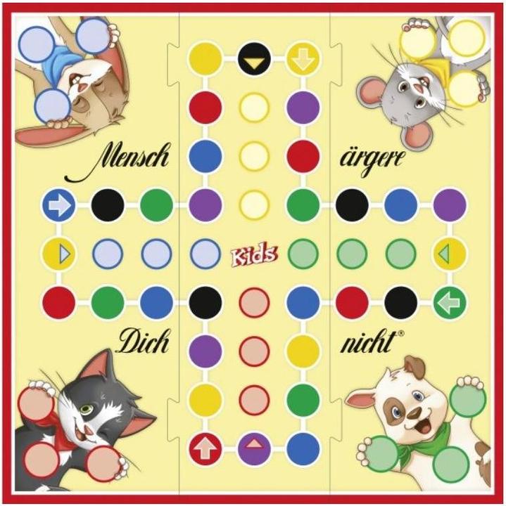Actual product image Schmidt Spiele Mensch ärgere dich nicht - Kids Metal Tin (German)