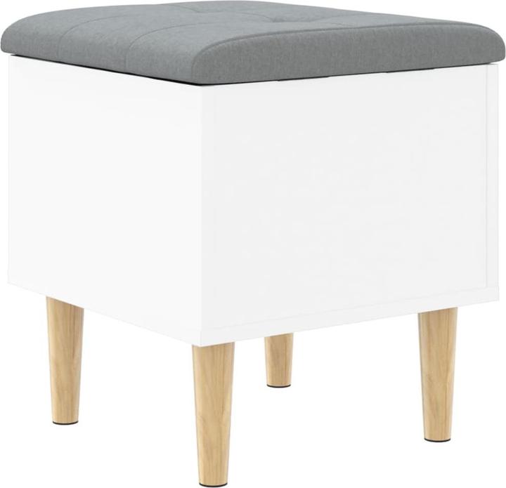 VidaXL Sitzbank mit Stauraum Weiss 42x42x46 cm (42 cm)