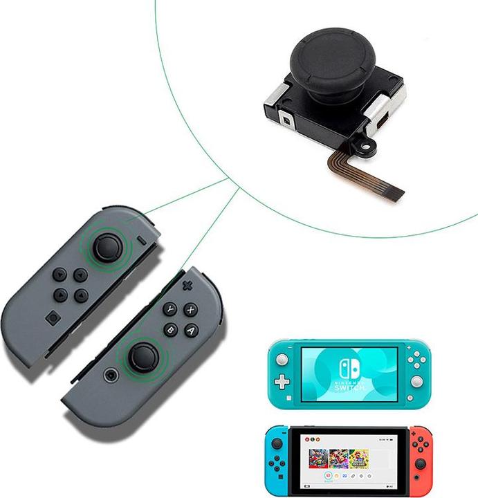 Immagine prodotto Ueli Express Set di riparazione per Joy Con Nintendo Switch 21 in 1 (Switch Lite, Switch)
