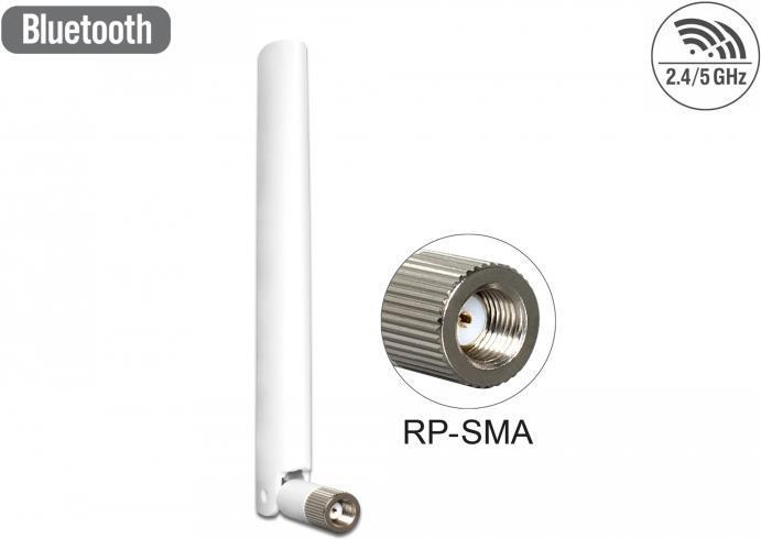 Produktbild Delock WLAN Antenne, 2-5dBi, mit Kippgelenk (WLAN)