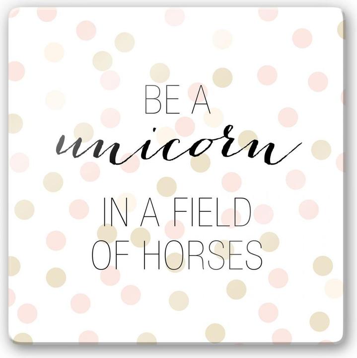Actual product image Trenddeko Confetti & Cream - Be a unicorn... (30 x 30 cm)
