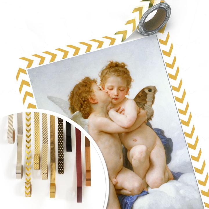 Produktbild Trenddeko Bouguereau - Der erste Kuss (105 x 160 cm)