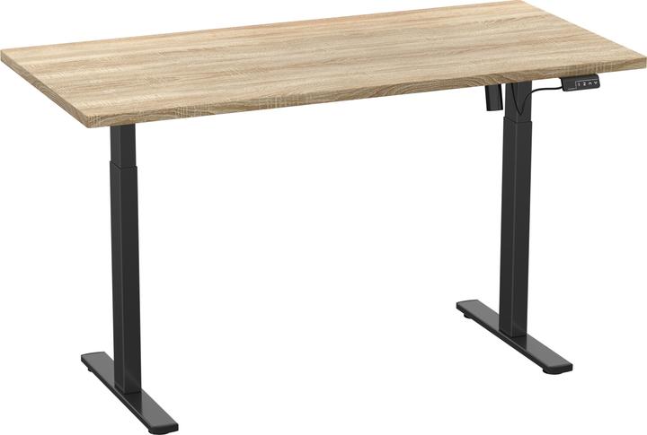VCM Schreibtisch verstellbar Lona 140x80 sw (140 x 80 x 120 cm)