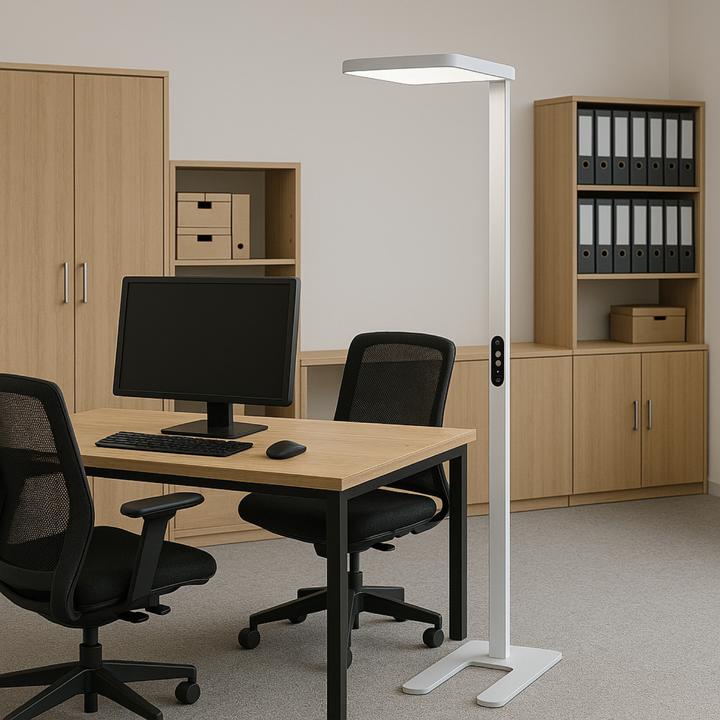 Produktbild Luxula LED Büro-Stehleuchte, Up/Down, weiss (7000 lm)