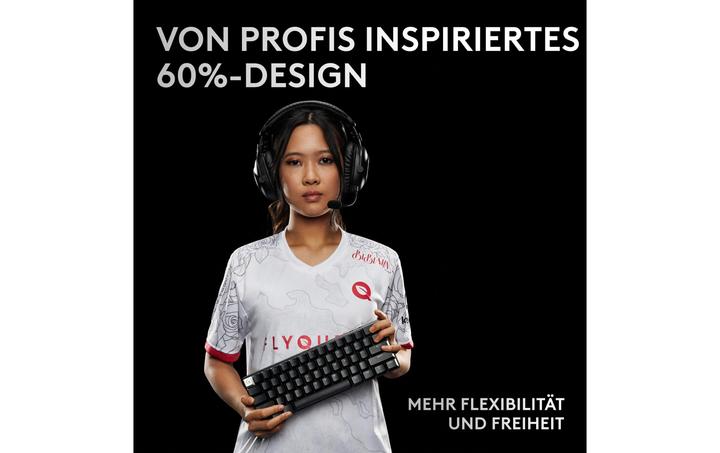 Image du produit Logitech G Pro X 60 (CH, Sans fil, Filaire)