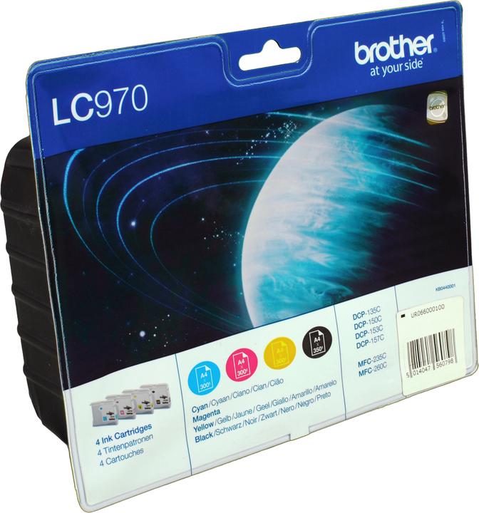 Immagine prodotto Brother LC-970VALBPDR BK/C/M/Y BLISTER DI INCHIOSTRO (M, C, Y, FC)