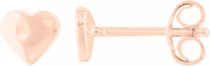 Leyda Ohrstecker Herz (Silber 925 1 Mikron Rosé Vergoldet 18 K)