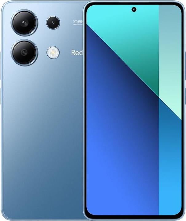 Productafbeelding Xiaomi Redmi Note 13 8+256 Ijsblauw (256 GB, IJsblauw, 6.67", Hybride dubbele SIM, 108 Mpx, 4G)