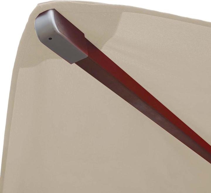 Produktbild Mendler Bezug für Gastronomie Holz-Sonnenschirm, Sonnenschirmbezug Ersatzbezug, eckig 3x3m Polyester 3kg - c (3 m)
