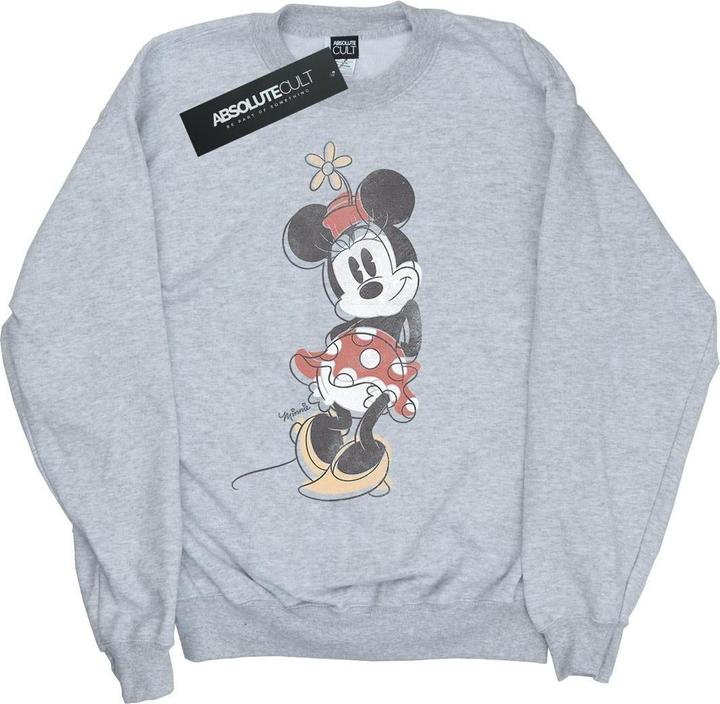 Actual product image Disney Girls Minnie Mouse Offset Sweatshirt (140, 146)