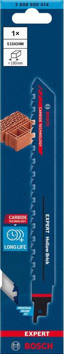 Actual product image Bosch Professional Zubehör Expert Hollow Brick S 1543 HM