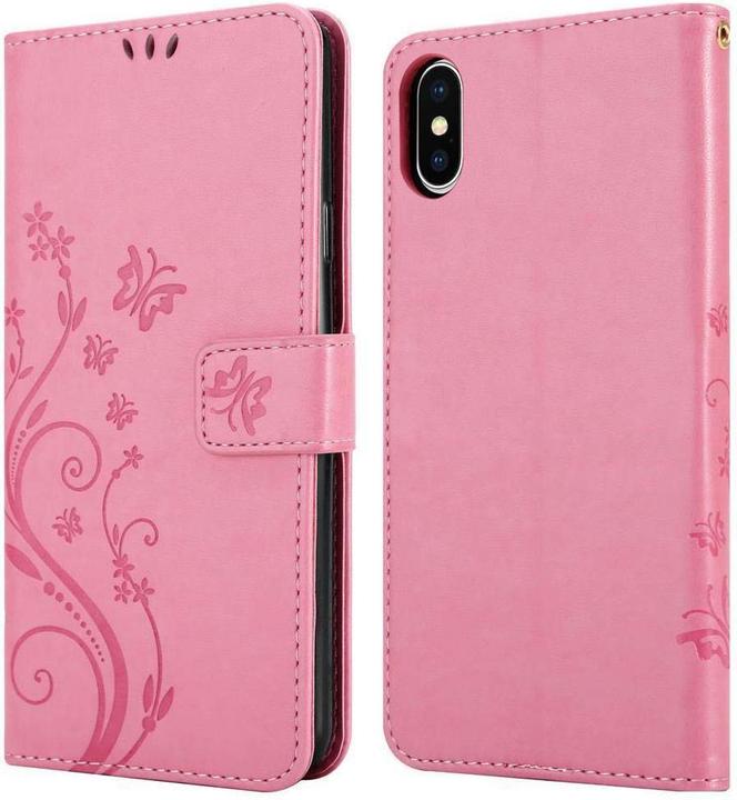 Actual product image Cadorabo Flower Book Cover (Apple iPhone XS)