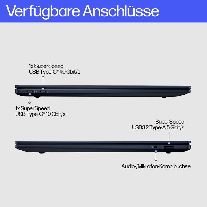 Image du produit HP EliteBook Ultra G1q (14", Snapdragon X Elite X1E-78-100, 16 Go, 512 Go, DE)