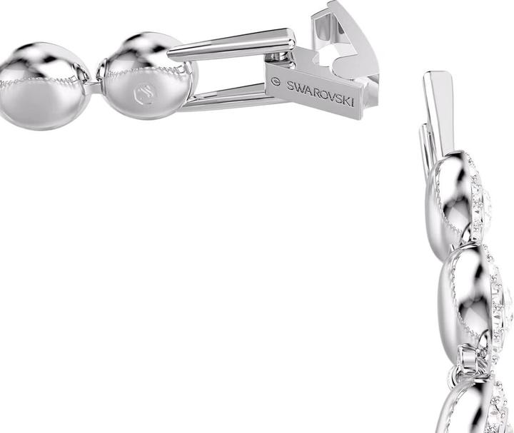 Immagine prodotto Swarovski Una bracciale taglio rotondo bianco (17.50 cm, Metallo Swarovski)