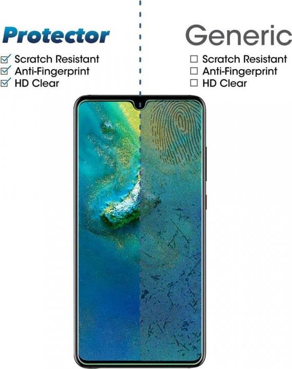 Actual product image Screenguard Huawei Mate 20 X bulletproof glass protective film Case Friendly Design (1 Piece, Mate 20 X)
