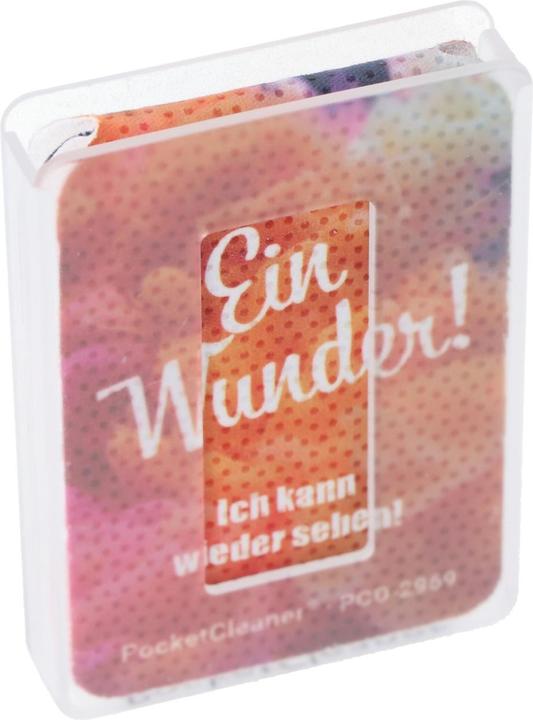 Produktbild Wedo PocketCleaner Brillen-Putztuch, Smartphone- oder Tabletputztuch im Kunststoff-Etui