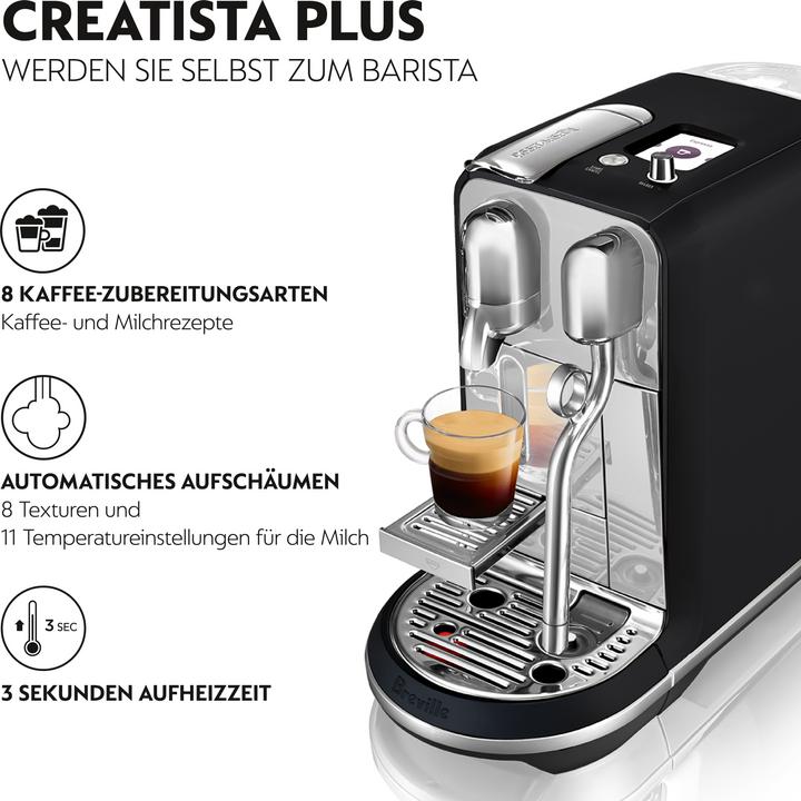 Image du produit Sage Nespresso Creatista Plus (NESPRESSO Original, Fiche CH)
