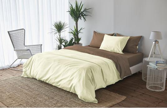 Image du produit Living Home double face (Set de linge de lit, 160 x 210 cm, 50 x 70 cm)